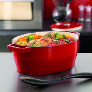 Кастрюля Slow Cook Red 29 см овал