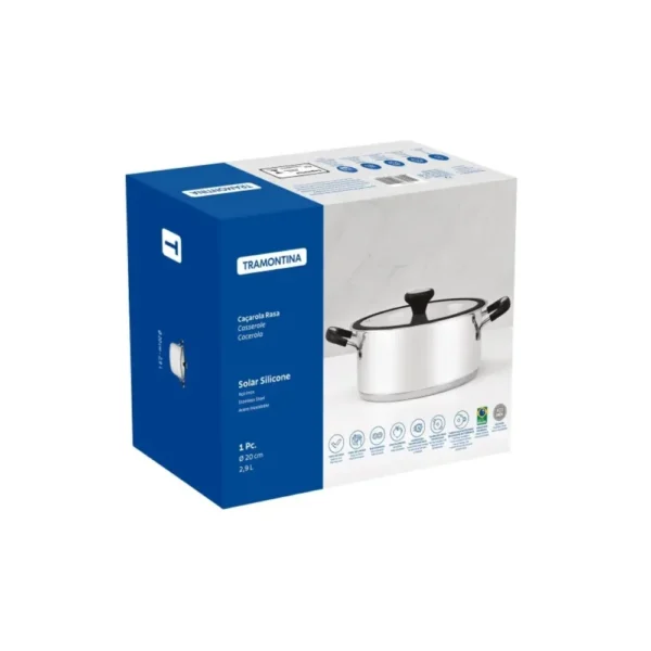 Кастрюля SOLAR SILICONE 20 см 2,9 л