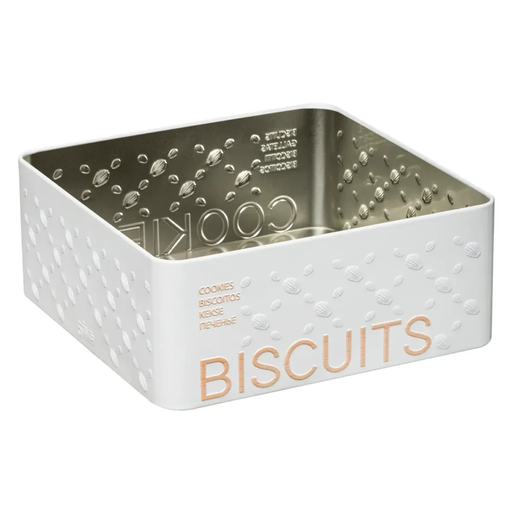 Банка для сыпучих BISCUITS 19,5 х 19,5 х 8 см