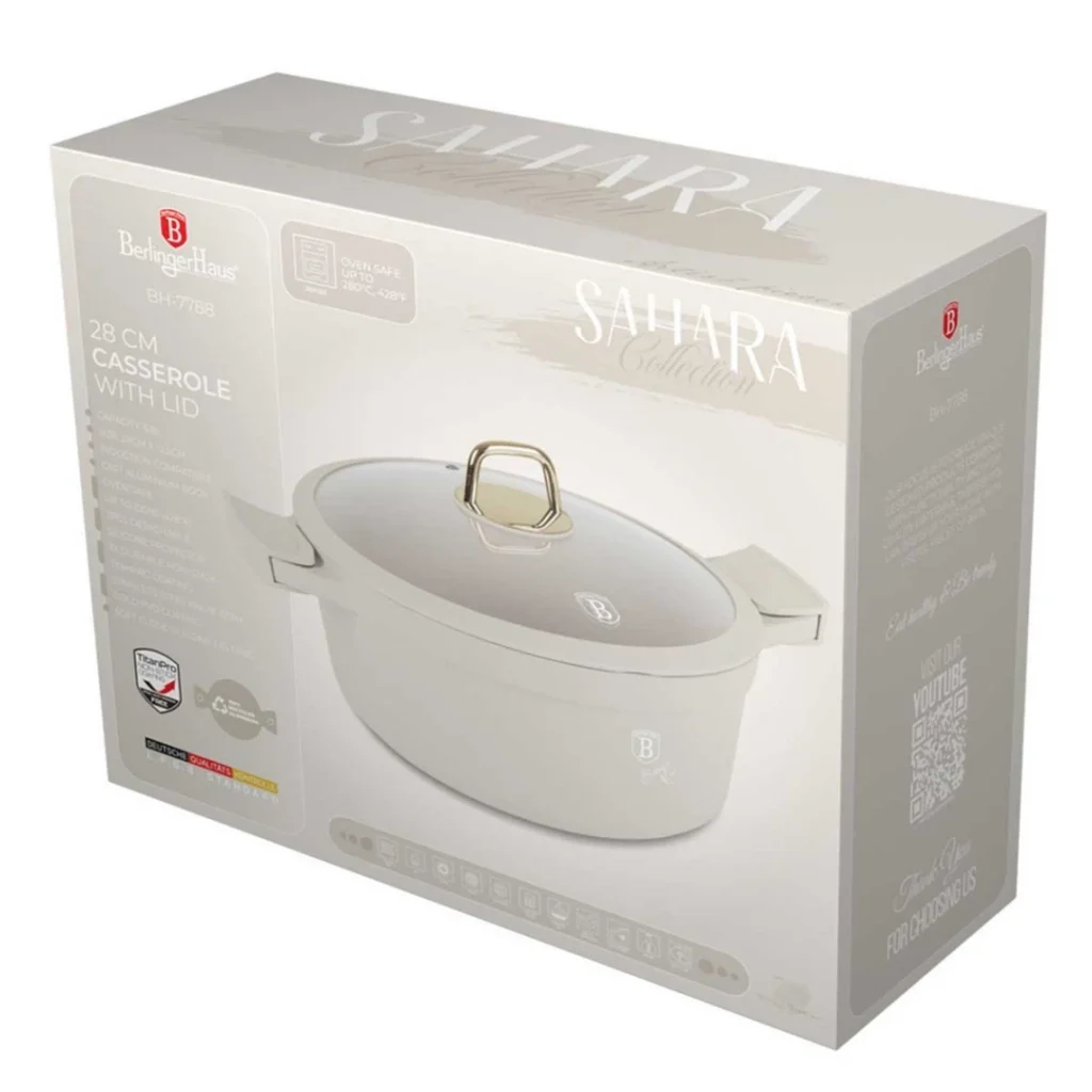 Кастрюля SAHARA COLLECTION 28 см 6,6 л с крышкой