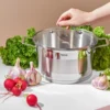 Кастрюля TIERNO 24х13,5 см 5,25 л со стеклянной крышкой FISSMAN [5496]