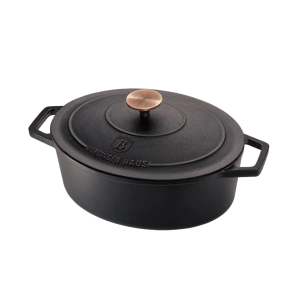 Утятница BLACK ROYAL COLLECTION 30 см овальная с крышкой