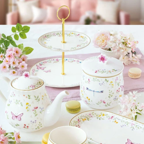 Кружка FANCY GARDEN 450 мл с крышкой и ситечком