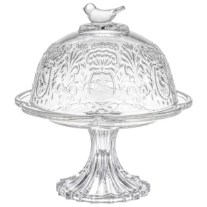 Блюдо GARDEN с крышкой на ножке 20*22см