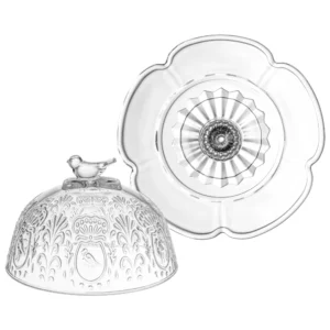 Блюдо GARDEN с крышкой на ножке 20*22см