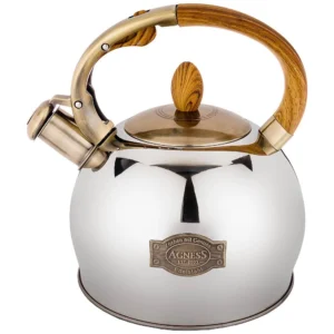 Чайник AGNESS 3,0 л со свистком МОНБЛАН