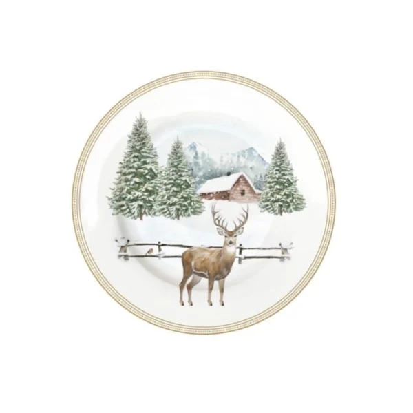 Тарелка WHITE FOREST 19 см